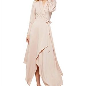 BCBGMAXAZRIA
Asymmetric-Hem Maxi Wrap Dress